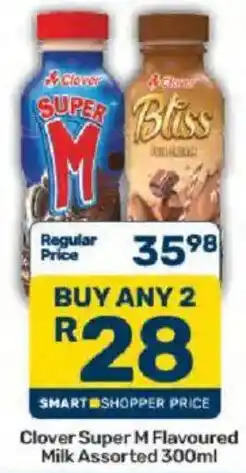 Pick n Pay Clover Super M Flavoured Milk Assorted offer