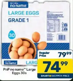Pick n Pay no name Large Eggs offer