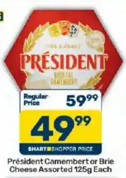 Pick n Pay Président Camembert or Brie Cheese Assorted offer