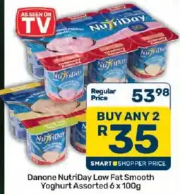 Pick n Pay Danone NutriDay Low Fat Smooth Yoghurt Assorted offer