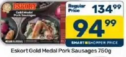 Pick n Pay Eskort Gold Medal Pork Sausages offer