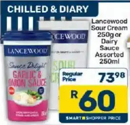 Pick n Pay Lancewood Sour Cream or Dairy Sauce Assorted offer