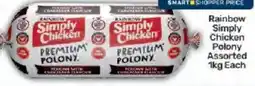 Pick n Pay Rainbow Simply Chicken Polony Assorted offer