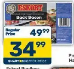 Pick n Pay Eskort Back Bacon offer