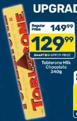 Pick n Pay Toblerone Milk Chocolate offer