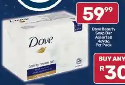 Pick n Pay Dove beauty cream bar Assorted offer