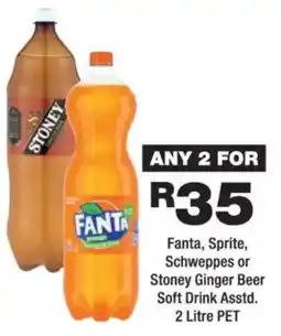 OK urban Fanta, Sprite, Schweppes or Stoney Ginger Beer Soft Drink Asstd. offer