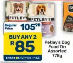 Pick n Pay Petley's Dog Food Tin Assorted offer