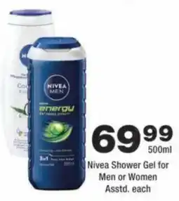 OK urban Nivea Shower Gel for Men or Women offer