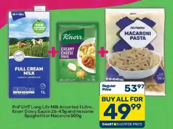 PnP UHT Long Life Milk Assorted