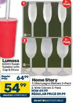 Pick n Pay Lumoss Tucan Tumbler with Cap & Straw offer