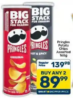 Pick n Pay Pringles Potato Chips Assorted offer