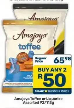 Pick n Pay Amajoya Toffee Assorted offer