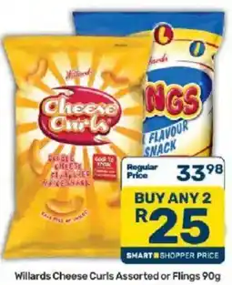 Pick n Pay Willards Cheese Curls Assorted offer