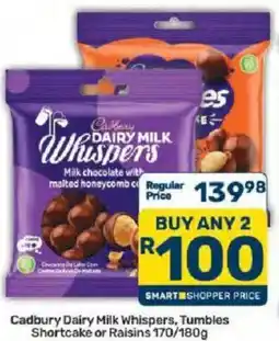 Pick n Pay Cadbury Dairy Milk Whispers offer