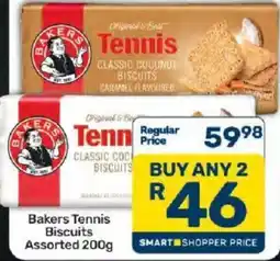 Pick n Pay Bakers Tennis Biscuits Assorted offer