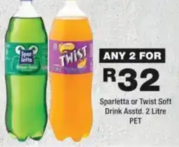 OK urban Sparletta or Twist Soft Drink offer