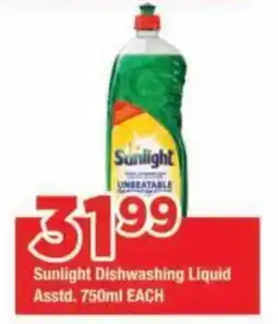 OK Grocer Sunlight Dishwashing Liquid offer