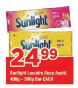 OK Grocer Sunlight Laundry Soap Assorted offer