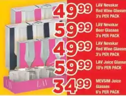 OK Grocer LAV Nevakar Red Wine Glasses offer