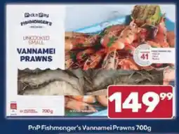 Pick n Pay PnP Fishmonger's Vannamei Prawns offer