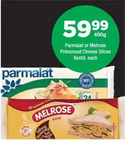 OK urban Parmalat or Melrose Processed Cheese Slices offer