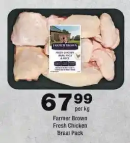 OK urban Farmer Brown Fresh Chicken Braai Pack offer