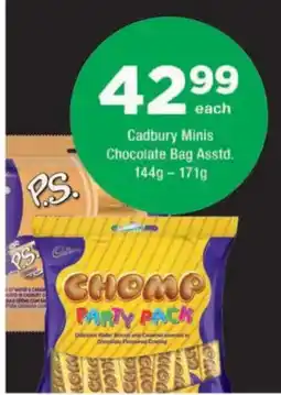 OK urban Cadbury Minis Chocolate Bag Assorted offer