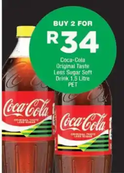 OK urban Coca-Cola Original Taste Less Sugar offer