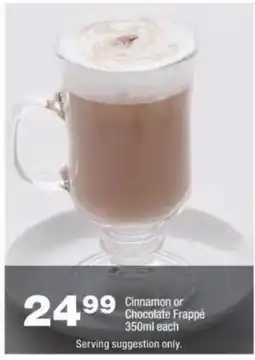 OK urban Cinnamon or Chocolate Frappé offer