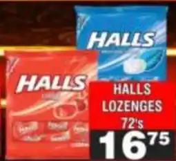 Advance Cash n Carry Halls Lozenges offer