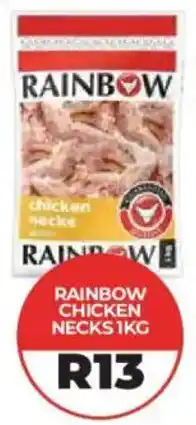1UP Rainbow chicken necks offer