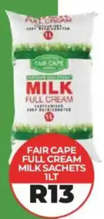1UP Fair Cape Full Cream Milk Sachets offer