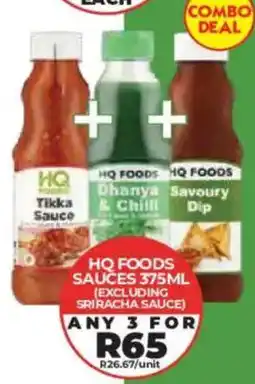 1UP HQ Foods Sauces offer