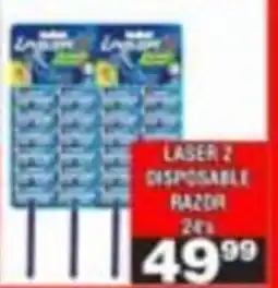 Advance Cash n Carry Laser 2 Disposable Razor offer