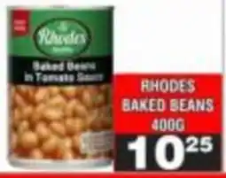 Advance Cash n Carry Rhodes Baked Beans in Tomato Sauce offer