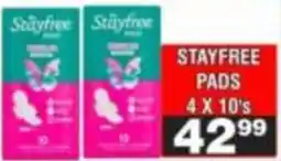 Advance Cash n Carry Stayfree Pads offer