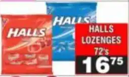 Advance Cash n Carry HALLS LOZENGES offer