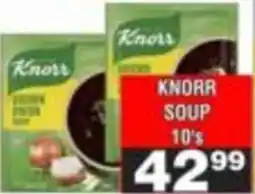 Advance Cash n Carry Knorr Soup 10's offer