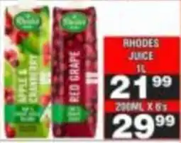 Advance Cash n Carry Rhodes Juice offer
