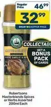 Pick n Pay Robertsons - masterblends spices or herbs offer