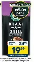 Pick n Pay Robertsons - braai & grill all-in-one or spicy barbeque offer