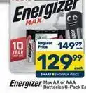 Pick n Pay Energizer - max aa or aaa batteries 8-pack offer