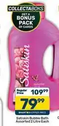 Pick n Pay Satiskin - bubble bath offer