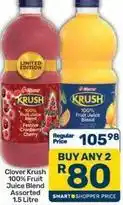Pick n Pay Krush - fruit juice blend offer