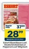 Pick n Pay Eskort - sliced bacon loaf, double smoked ham or pepperoni loaf offer