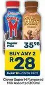 Pick n Pay Clover - super m flavoured milk offer