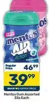 Pick n Pay Mentos - air action offer