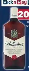 Pick n Pay Ballantine's - blended scotch whisky offer