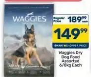 Pick n Pay Waggies - dry dog food assorted offer